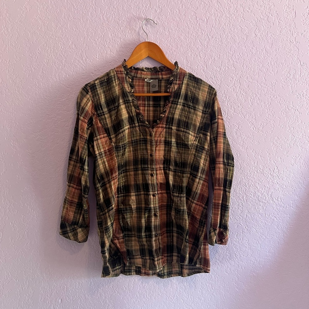 BKE • Snap Button Plaid Shirt
